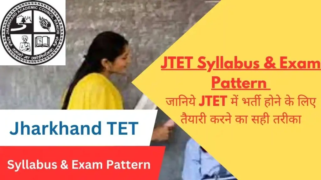 JTET Syllabus & Exam Pattern